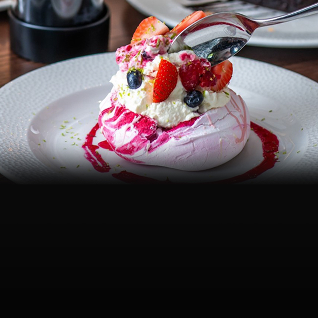 Dessert menu at The Midland