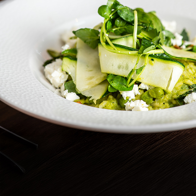 Vegan menu at The Midland
