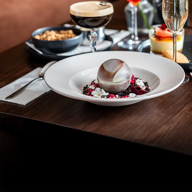 Dessert menu at The Midland