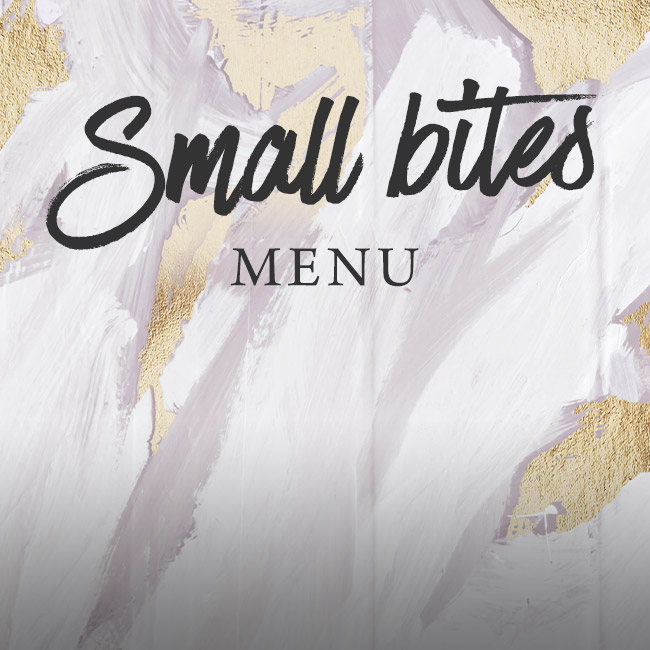 Small Bites menu at The Midland 